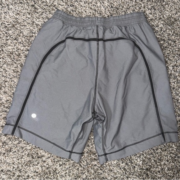 Lululemon Men's Gray Athletic Shorts SZ M .
Used in good condition. - Picture 1 of 8